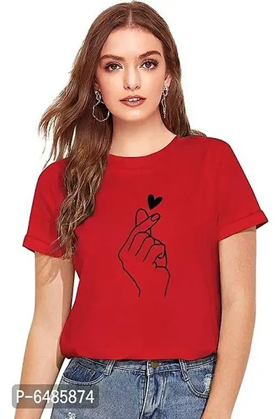 Printed Cotton T-Shirt for Women