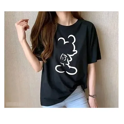 Trendy Printed Cotton T-shirt for Women