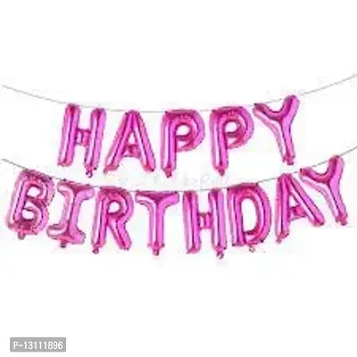 Trendy Happy Birthday Foil Banner For Celebration And Decoration-thumb0