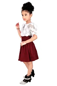 Stunning short and pleated dress for girls-thumb2