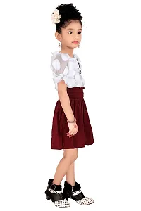 Stunning short and pleated dress for girls-thumb1