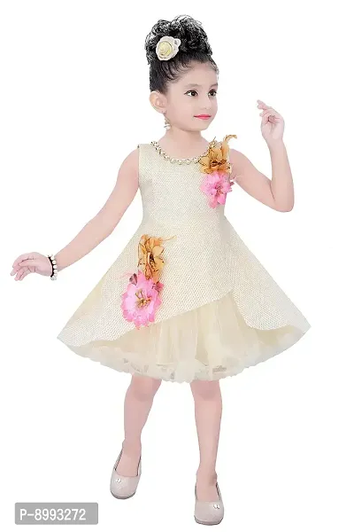 Clobay Elegant Knee Length Girls Party Frock from