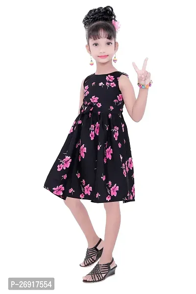 Gorgeous Cotton Blend A-Line Dress For Girls-thumb2