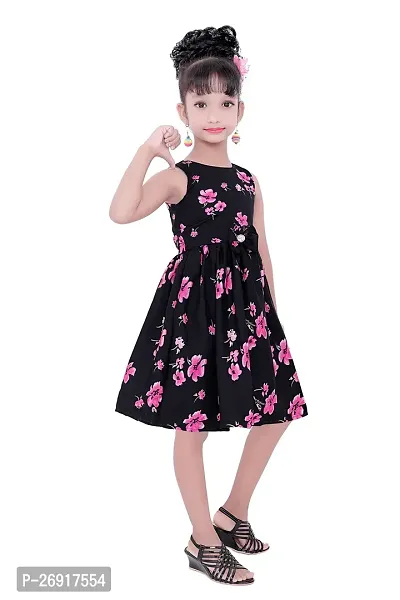 Gorgeous Cotton Blend A-Line Dress For Girls-thumb3