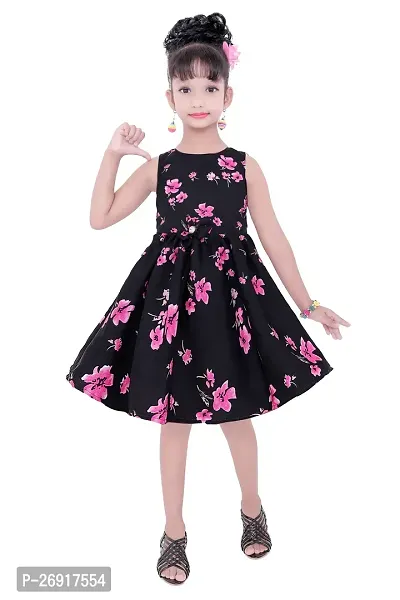 Gorgeous Cotton Blend A-Line Dress For Girls