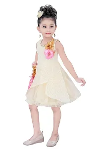 Clobay Elegant Knee Length Girls Party Frock from-thumb2