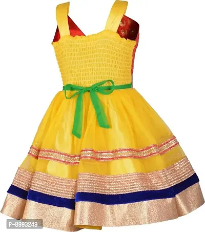 Clobay Anarkali Frock for Girls-thumb3