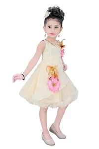 Clobay Elegant Knee Length Girls Party Frock from-thumb1