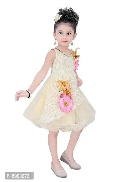 Clobay Elegant Knee Length Girls Party Frock from-thumb2