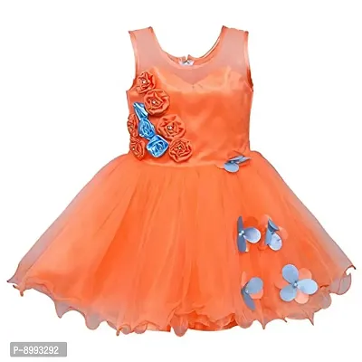 Clobay Flower Party Dress for Girls-thumb0