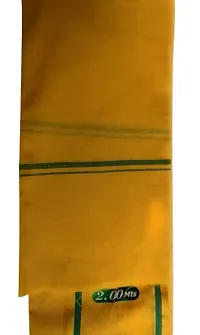 Jyokrish Yellow Gamcha Bath Towel Bengal 100% Pure Cotton Super Soft for Men | Women | Baby Stylish and Comfortable Traditional Gamchha | Angochha | Lightweight |Pack of 1-thumb3