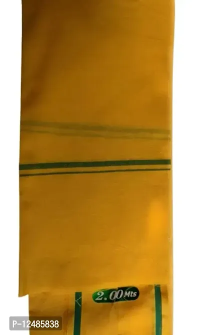 Jyokrish Yellow Gamcha Bath Towel Bengal 100% Pure Cotton Super Soft for Men | Women | Baby Stylish and Comfortable Traditional Gamchha | Angochha | Lightweight |Pack of 1-thumb4