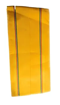 Jyokrish Yellow Gamcha Bath Towel Bengal 100% Pure Cotton Super Soft for Men | Women | Baby Stylish and Comfortable Traditional Gamchha| Angochha | Lightweight Pack of 1-thumb3