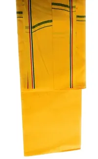 Jyokrish Yellow Gamcha Bath Towel Bengal 100% Pure Cotton Super Soft for Men | Women | Baby Stylish and Comfortable Traditional Gamchha| Angochha | Lightweight Pack of 1-thumb4