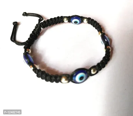 Buy Jyokrish Handmade Adjustable Black thread 4 Blue Evil eye