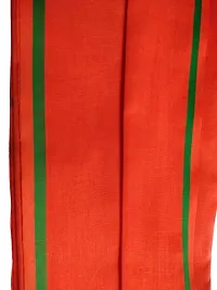 Jyokrish Orange Gamcha Bath Towel Bengal 100% Pure Cotton Super Soft for Men | Women | Baby Stylish and Comfortable Traditional Gamchha/Angochha | Lightweight |Pack of 1-thumb4