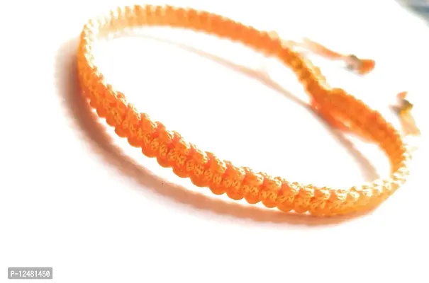 Jyokrish Handmade Adjustable Yellow Thread Bracelet For Adult |Women | Girls |Boys |Men | |Free Size |Pack of 1Lucky protection |Hand Band | Workwear