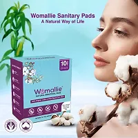 Organic Cotton Sanitary Pads -10 Pads Regular Size-thumb2