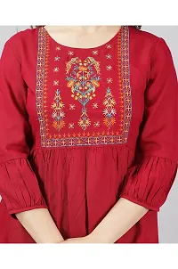 Women's Rayon Embroidered Casual Wear Top for Women and Girls|Women's Top-thumb2