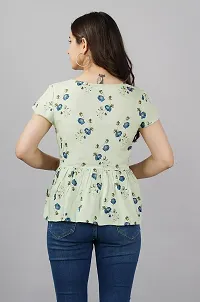 Women's Rayon Printed Casual Wear Top for Women and Girls|Women's Top-thumb1