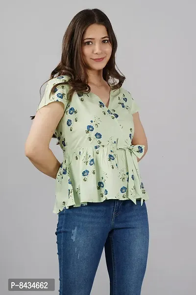 Women's Rayon Printed Casual Wear Top for Women and Girls|Women's Top-thumb5