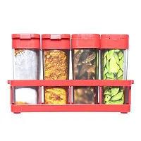 Masala Jar |Multicolor Spice Box RED-thumb2