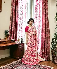 Stylish Cotton Silk Printed Saree with Blouse Piece-thumb2