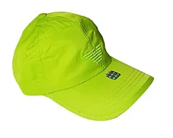 OSSDEN Unisex Baseball Plain Cap Cotton Adjustable Caps Sports (Light Green)-thumb1