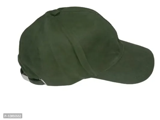 OSSDEN Unisex Baseball Caps Cotton Plain Adjustable Mens and Womens Casual Formal Cap (Green)-thumb3