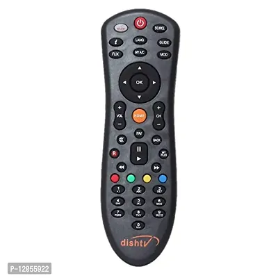 OSSDEN Dishtv HD Oval DtH dishtv HD Home Remote Controller Compatible Sd/Hd/Hd+/4k/ Sd Set Top Box Lightweight Universal Remote-thumb3
