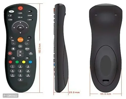 OSSDEN Dishtv HD Oval DtH dishtv HD Home Remote Controller Compatible Sd/Hd/Hd+/4k/ Sd Set Top Box Lightweight Universal Remote-thumb4