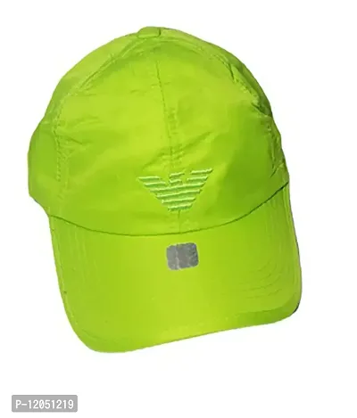 OSSDEN Unisex Baseball Plain Cap Cotton Adjustable Caps Sports (Light Green)-thumb0