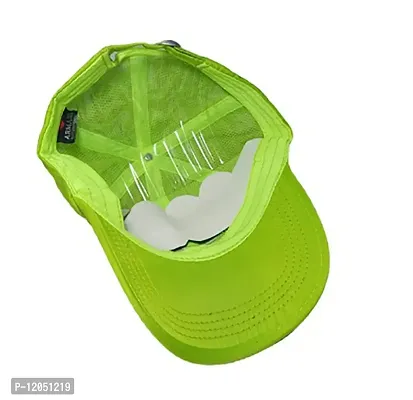 OSSDEN Unisex Baseball Plain Cap Cotton Adjustable Caps Sports (Light Green)-thumb3