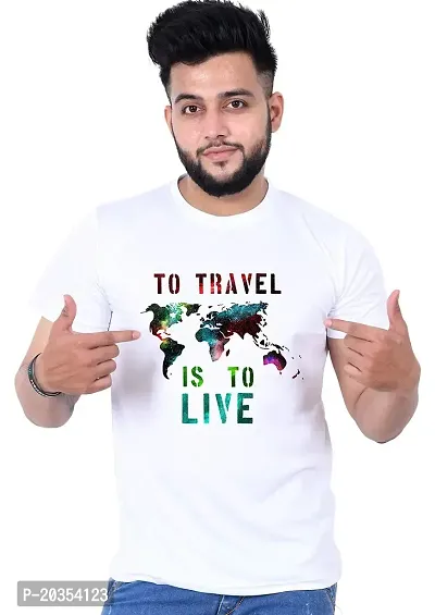 RAN ELEVEN to Travel is to Live, Men's Regular Fit Sport Quality T Shirt (X-Large)