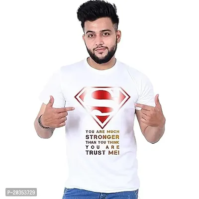 RAN ELEVEN Superman Trust ME, Men's Regular Fit Sport Quality T Shirt-thumb0
