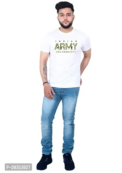 RAN ELEVEN Indian Army BRAVEHEARTS, Men's Regular Fit Sport Quality T Shirt-thumb3