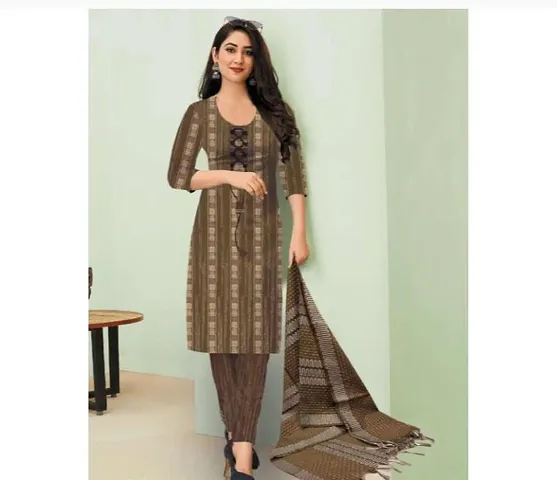 Stylish A-Line Cotton Stitched Kurta