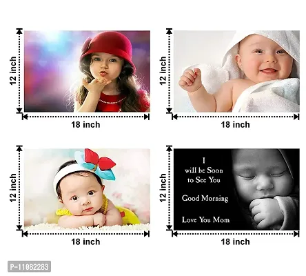 Akki World Set of 12 HD Cute Smiling Baby Combo Wall Posters for Pregnant Women (30 Cm X 45 Cm 300GSM Thick Paper, 08, Multicolour)-thumb3