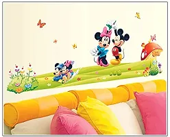 Akki World? Beautifull Micky Mouse Wall Sticker for Decorative Wall Sticker for Living Room , Bed Room, Kide Room-thumb1