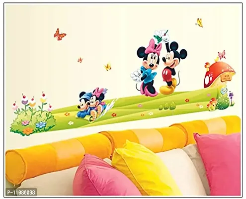 Akki World? Beautifull Micky Mouse Wall Sticker for Decorative Wall Sticker for Living Room , Bed Room, Kide Room-thumb2