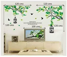 Akki World? Birds Cages Wall Sticker for Decorative Wall Sticker for Living Room , Bed Room, Kide Room-thumb1