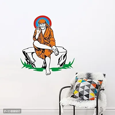 Akki World Sai Baba Wall Sticker-thumb2