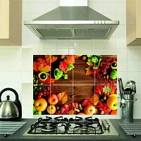 Akki World Kitchen Wall Sticker Fruit Table Waterproof  Oil-Proof Temperature Resistant Self Adhesive Wall Sticker Size - 48 Cm X 65 Cm-thumb3