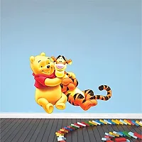 Akki World? Pooh and Friend Design 4 Wall Sticker for Decorative Wall Sticker for Living Room , Bed Room, Kide Room-thumb1