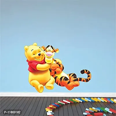 Akki World? Pooh and Friend Design 4 Wall Sticker for Decorative Wall Sticker for Living Room , Bed Room, Kide Room-thumb2