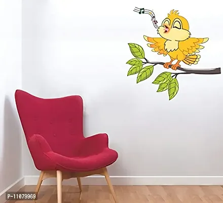 Akki World? Musical Bird Wall Sticker for Decorative Wall Sticker for Living Room , Bed Room, Kide Room-thumb2