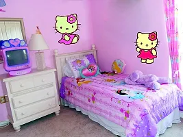 Akki World? Hello Kitty Wall Sticker for Living Room , Bed Room, Kide Room Sticker-thumb2