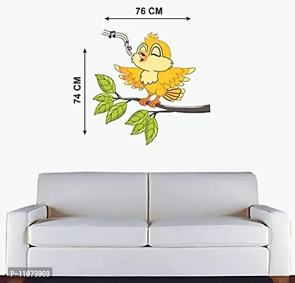 Akki World? Musical Bird Wall Sticker for Decorative Wall Sticker for Living Room , Bed Room, Kide Room-thumb3