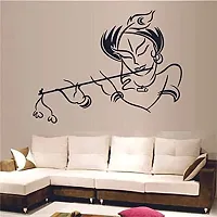 Akki World? Lord Krishna Border Wall Sticker for Decorative Wall Sticker for Living Room , Bed Room, Kide Room Size 56CM X 61CM-thumb1