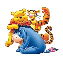 Akki World? Pooh and Friend Design 3 Wall Sticker for Decorative Wall Sticker for Living Room , Bed Room, Kide Room-thumb2